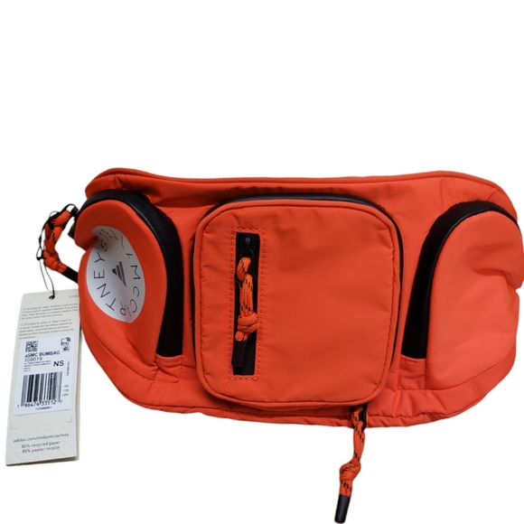 Adidas Women's by Stella McCartney Bum Bag Active Orange - Picture 6 of 7